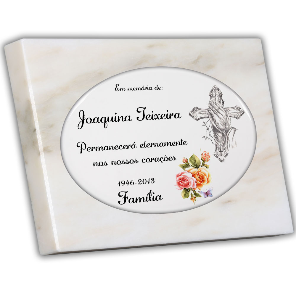 Lápide de Porcelana